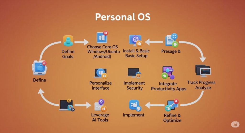 personal OS setup flowchart 